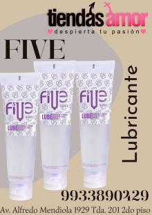 LUBRICANTE FIVE A BASE DE AGUA- TIENDAS AMOR 